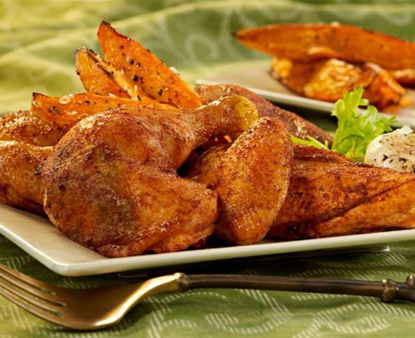 Garlic Roasted Chicken Sanderson Farms