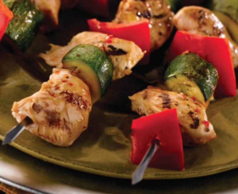Grilled Chicken Kabobs Sanderson Farms