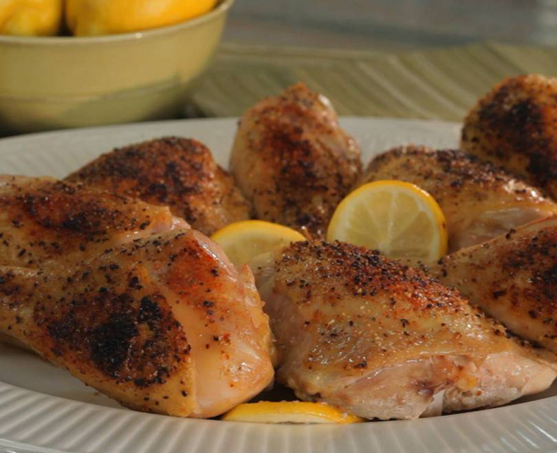 Lemon Pepper Broiled Chicken Sanderson Farms