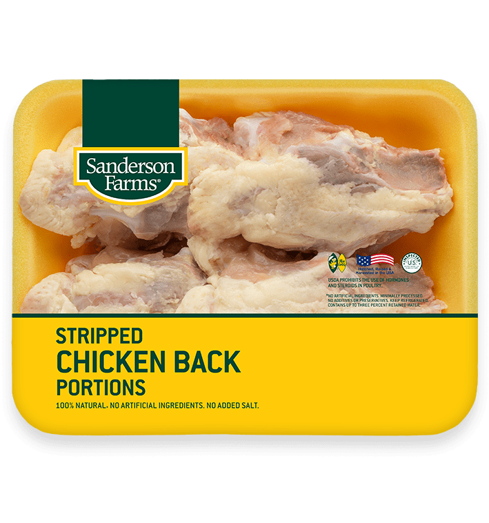 Stripped Chicken Back Portions