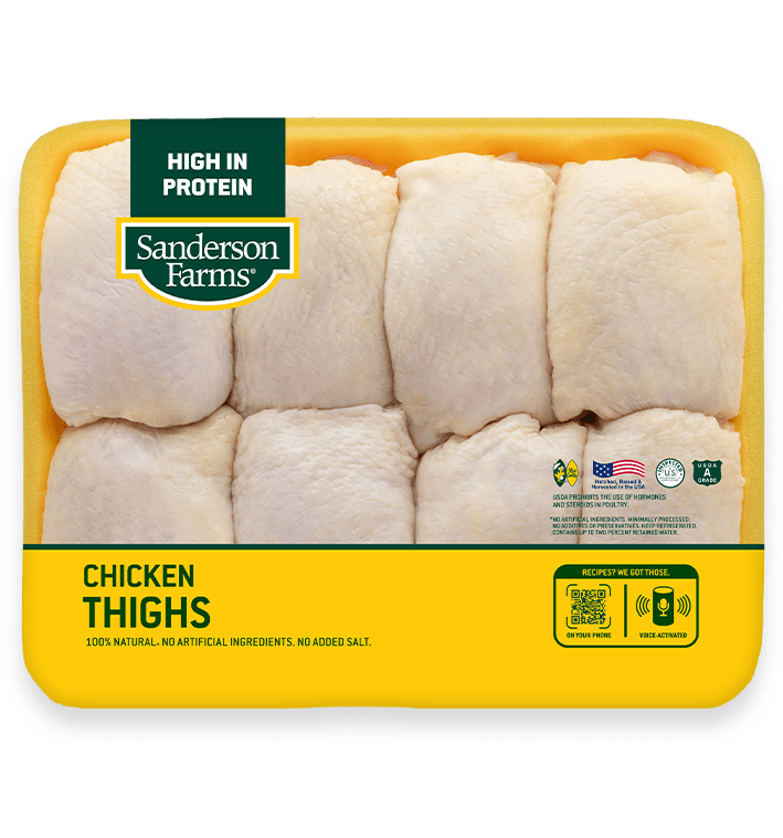 Chicken Thighs (Skin Up) Family Pack