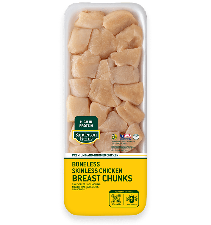 Premium Boneless Skinless Chicken Breast Chunks